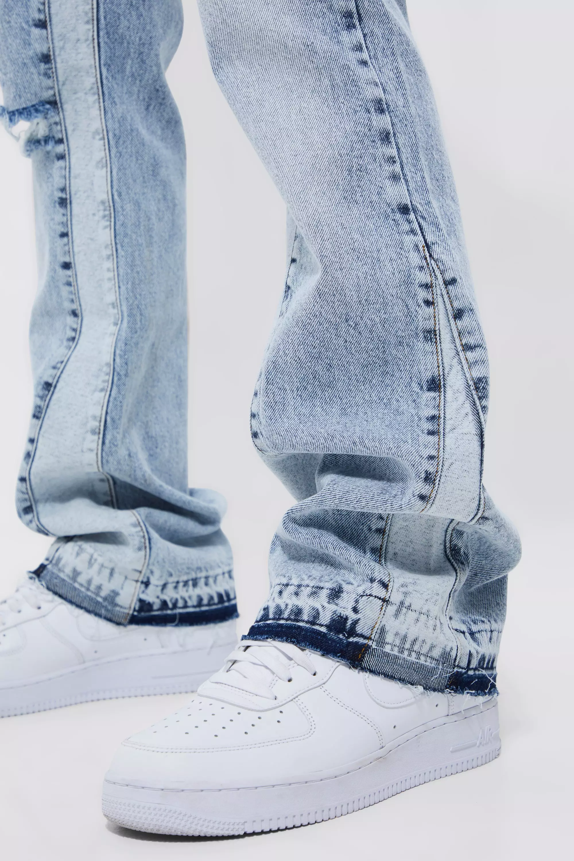 Jeans flare homme sale